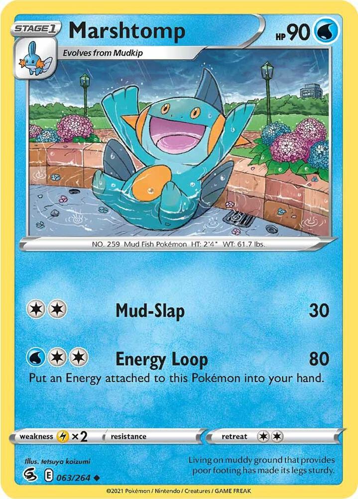 Image for Marshtomp (063/264) (SWSH08) - Pokemon