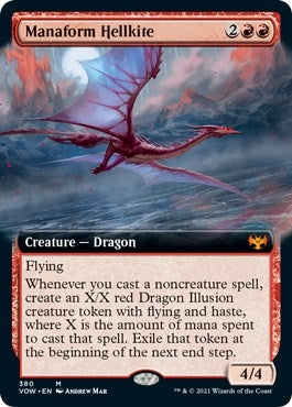 Image for Manaform Hellkite (Extended Art) (380) - Magic: The Gathering