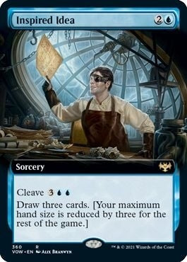 Image for Inspired Idea (Extended Art) (360) - Magic: The Gathering
