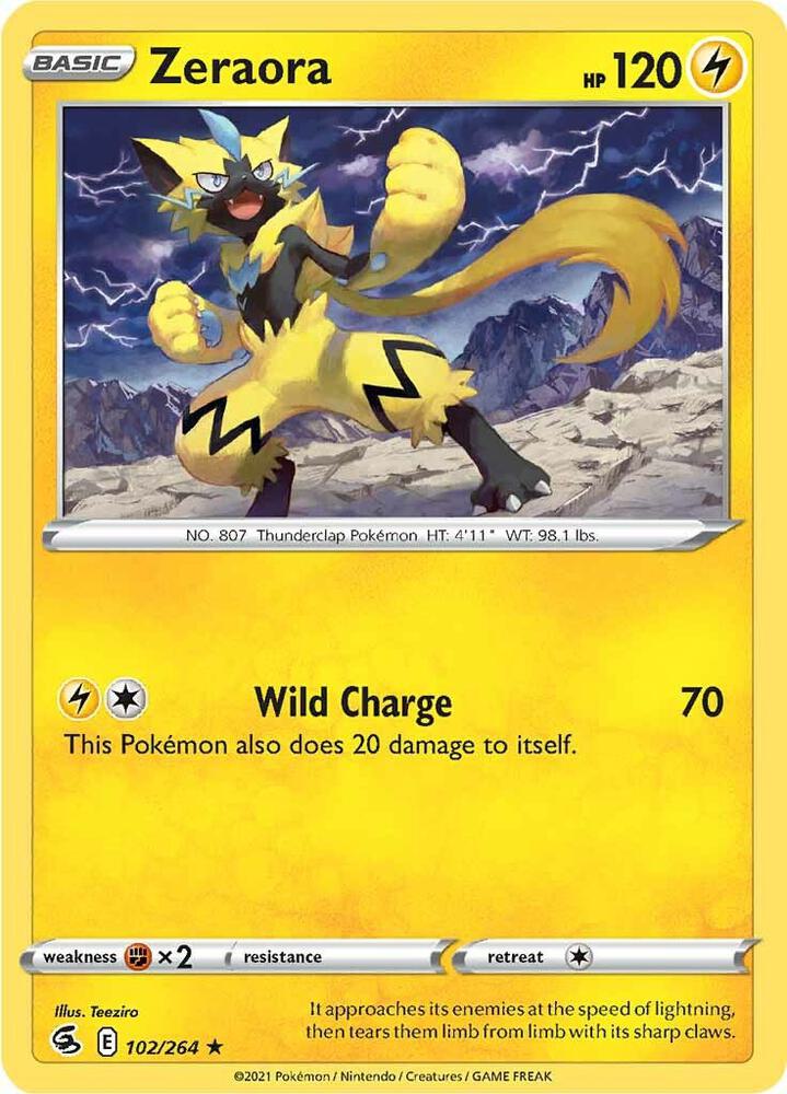 Zeraora (102/264) (SWSH08)