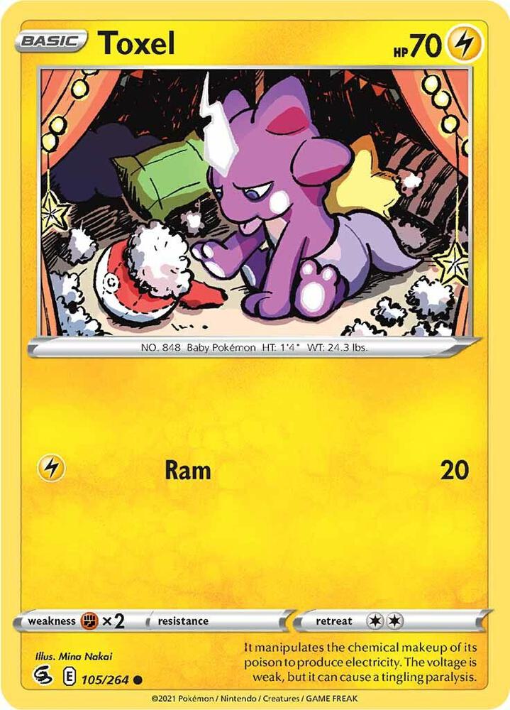Image for Toxel (105) (105/264) (SWSH08) - Pokemon