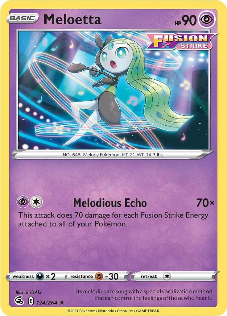 Image for Meloetta (124/264) (SWSH08) - Pokemon