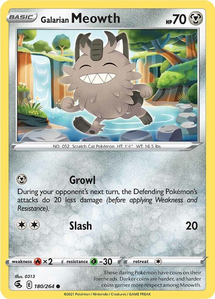 Galarian Meowth (180/264) (SWSH08)
