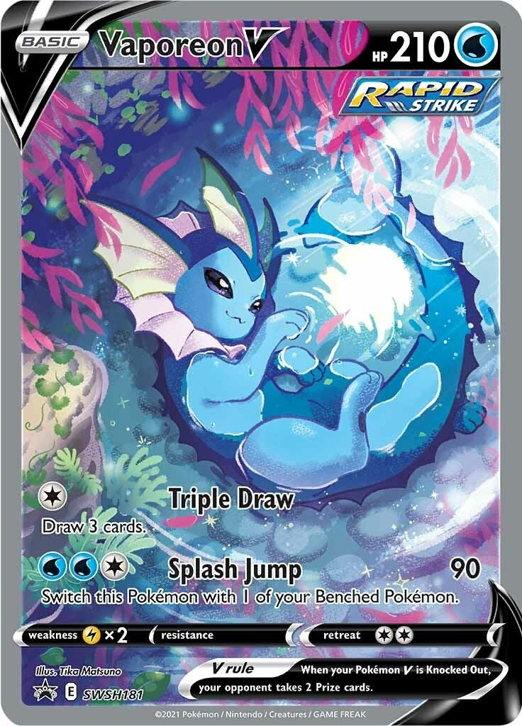 Image for Vaporeon V - SWSH181 (SWSH181) (SWSD) - Pokemon