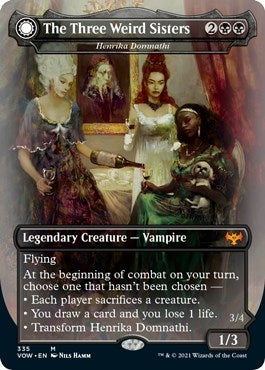 Image for The Three Weird Sisters - Henrika Domnathi (335) - Magic: The Gathering