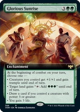 Image for Glorious Sunrise (Extended Art) (388) - Magic: The Gathering