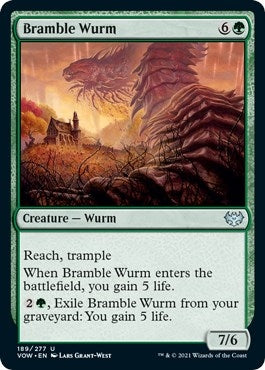Image for Bramble Wurm (189) - Magic: The Gathering