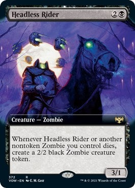 Image for Headless Rider (Extended Art) (372) - Magic: The Gathering