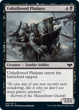 Image for Unhallowed Phalanx (135) - Magic: The Gathering