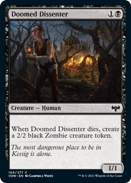 Image for Doomed Dissenter (106) - Magic: The Gathering