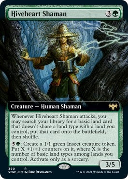 Image for Hiveheart Shaman (Extended Art) (390) - Magic: The Gathering
