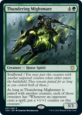 Image for Thundering Mightmare (37) (VOC) - Magic: The Gathering