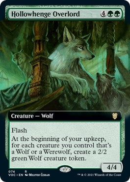 Image for Hollowhenge Overlord (Extended Art) (74) (VOC) - Magic: The Gathering