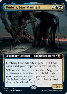Image for Umbris, Fear Manifest (Extended Art) (76) - Magic: The Gathering