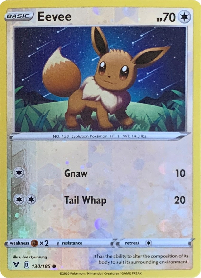 Image for Eevee - 130/185 (Reverse Cosmos Holo) (130/185) (MCAP) - Pokemon