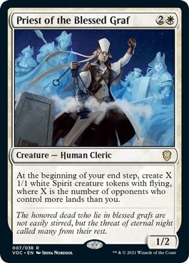 Image for Priest of the Blessed Graf (7) (VOC) - Magic: The Gathering