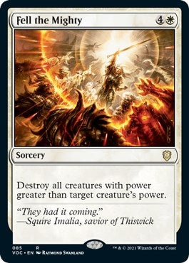 Image for Fell the Mighty (85) (VOC) - Magic: The Gathering