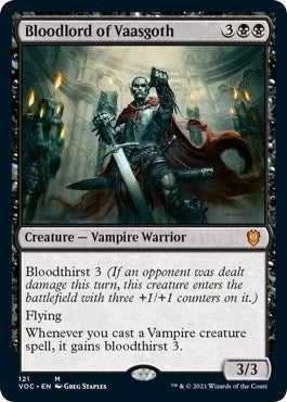Image for Bloodlord of Vaasgoth (121) (VOC) - Magic: The Gathering