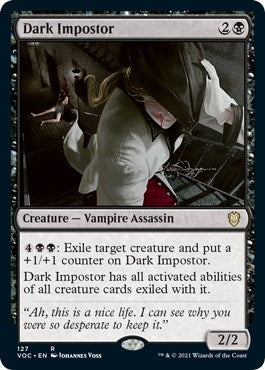 Image for Dark Impostor (127) (VOC) - Magic: The Gathering