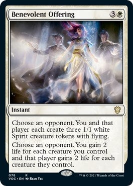 Image for Benevolent Offering (78) (VOC) - Magic: The Gathering