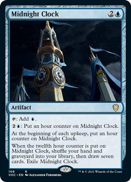 Image for Midnight Clock (108) (VOC) - Magic: The Gathering