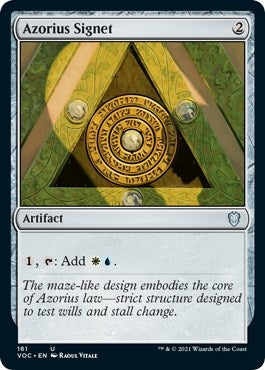 Image for Azorius Signet (161) (VOC) - Magic: The Gathering