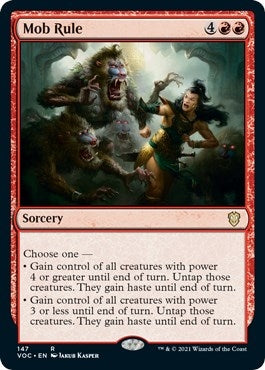 Image for Mob Rule (147) - Magic: The Gathering