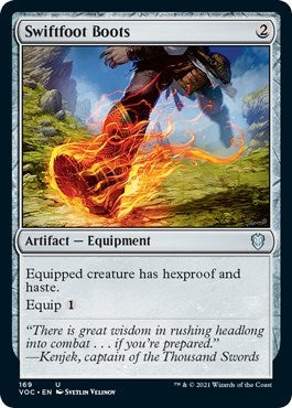 Image for Swiftfoot Boots (169) (VOC) - Magic: The Gathering