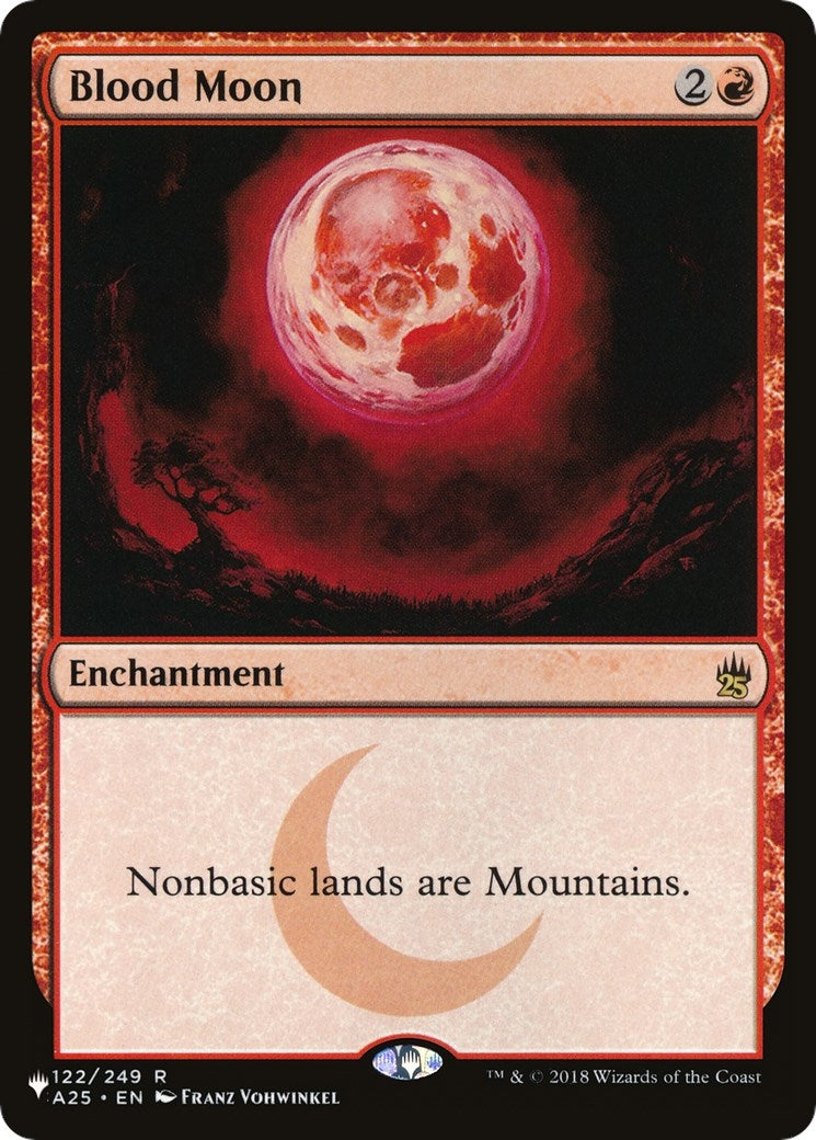 Image for Blood Moon (122/249) (LIST) - Magic: The Gathering