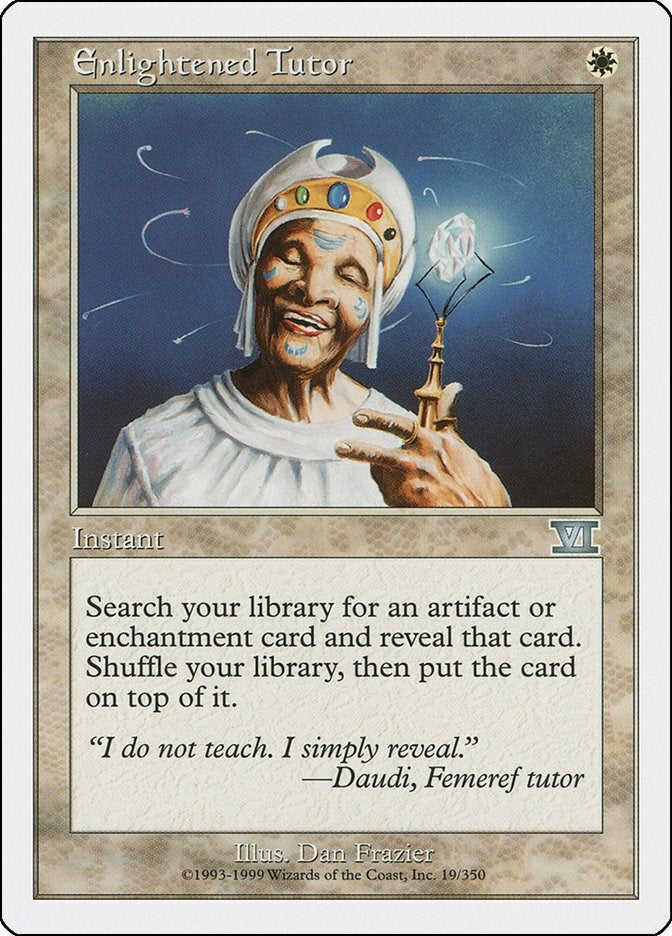 Image for Enlightened Tutor (19) - Magic: The Gathering