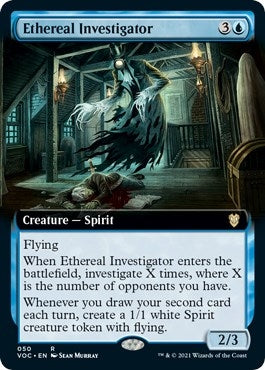 Image for Ethereal Investigator (Extended Art) (50) - Magic: The Gathering