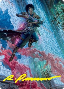 Image for Kaya, Geist Hunter Art Card (Gold-Stamped Signature) (3) - Magic: The Gathering