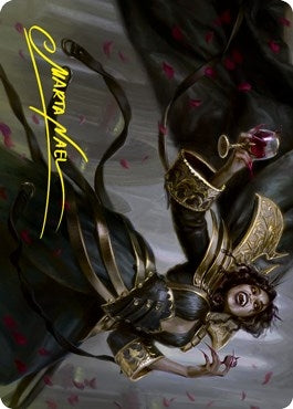 Image for Bloodcrazed Socialite Art Card (Gold-Stamped Signature) (28) (ASVOW) - Magic: The Gathering