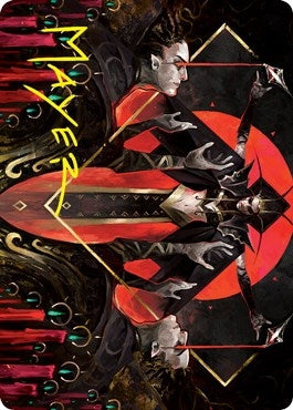 Image for Gift of Fangs Art Card (Gold-Stamped Signature) (34) - Magic: The Gathering