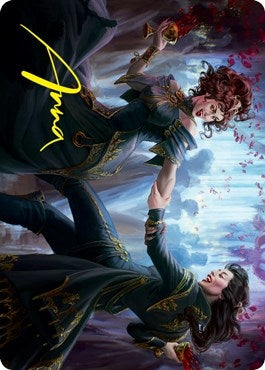 Image for Falkenrath Celebrants (43/81) Art Card (Gold-Stamped Signature) (43) (ASVOW) - Magic: The Gathering