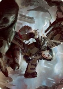 Image for Sawblade Slinger Art Card (54) (ASVOW) - Magic: The Gathering