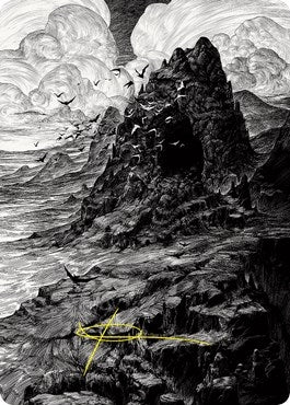 Image for Mountain Art Card (Gold-Stamped Signature) (80) (ASVOW) - Magic: The Gathering