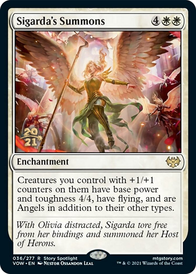 Image for Sigarda's Summons (36) - Magic: The Gathering