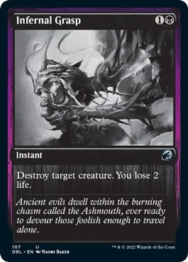 Image for Infernal Grasp (107) - Magic: The Gathering
