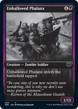 Image for Unhallowed Phalanx (402) - Magic: The Gathering