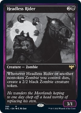 Image for Headless Rider (385) - Magic: The Gathering