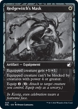 Image for Hedgewitch's Mask (23) (DBL) - Magic: The Gathering