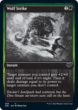 Image for Wolf Strike (495) - Magic: The Gathering