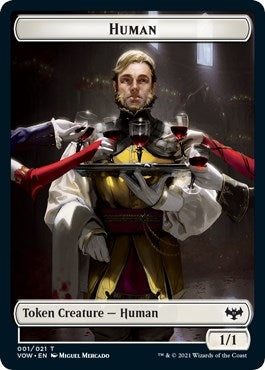 Image for Human (001) // Spirit Cleric Double-Sided Token (1 // 4) - Magic: The Gathering