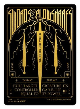 Image for Swords to Plowshares (Foil Etched) (Gold) (364) - Magic: The Gathering