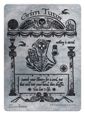 Image for Grim Tutor (Silver Laminate) (365) - Magic: The Gathering