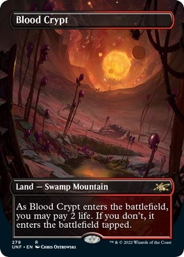 Image for Blood Crypt (Borderless) (279) (UNF) - Magic: The Gathering