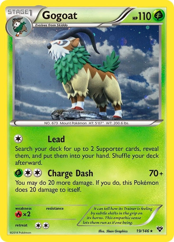 Image for Gogoat - 19/146 (Cosmos Holo) (019/146) (BLE) - Pokemon