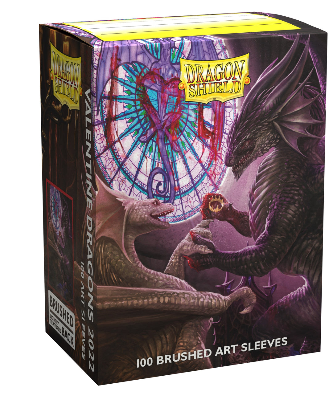 Image for Dragon Shield 2022 Limited Edition Art Sleeves - Valentine Dragons (100-Pack) - Card Sleeves