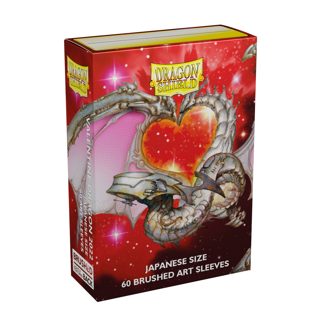 Image for Dragon Shield 2022 Limited Edition Japanese Art Sleeves - Valentine Dragons (60-Pack) - Card Sleeves